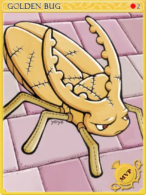 Ilustração da Carta Besouro Ladrão Dourado