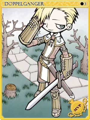Ilustração da Carta Doppelganger